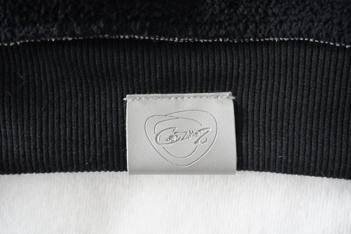 Reverisble zip-up hood (grey & black)