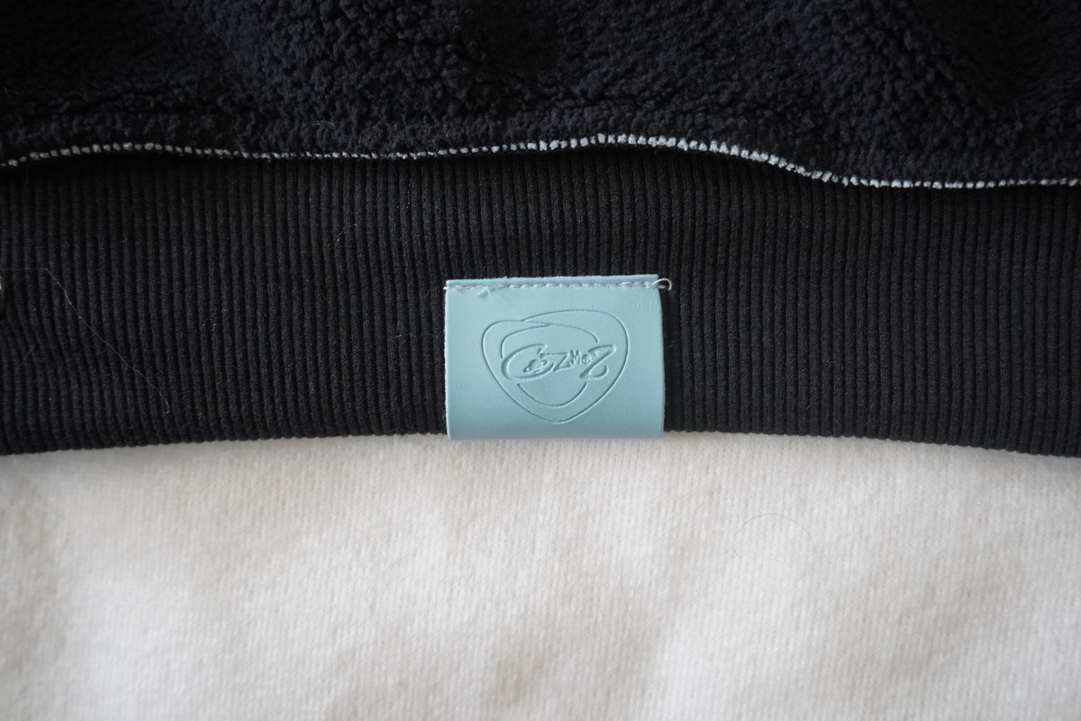 Reverisble zip-up hood (blue & black)