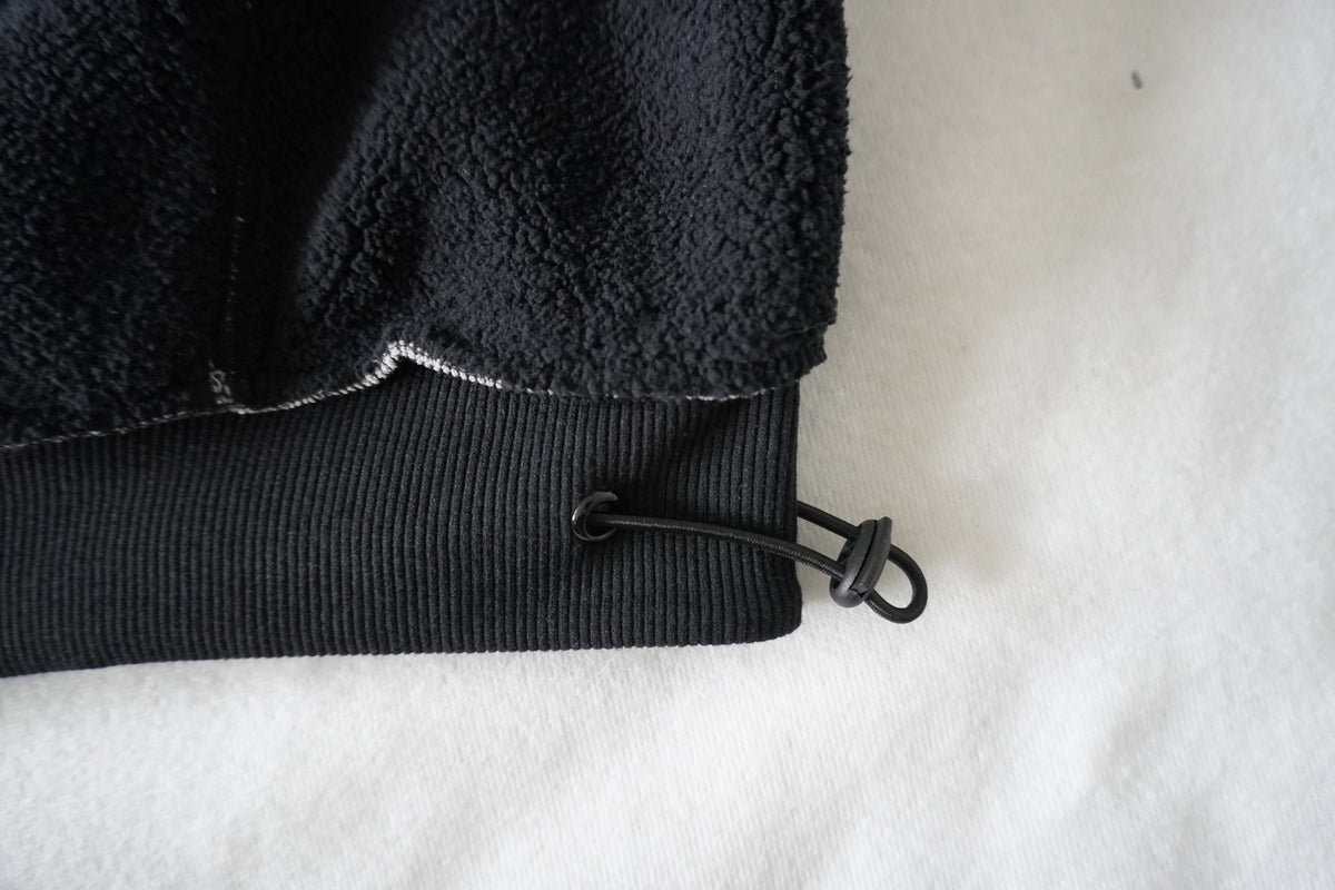 Reverisble zip-up hood (grey & black)