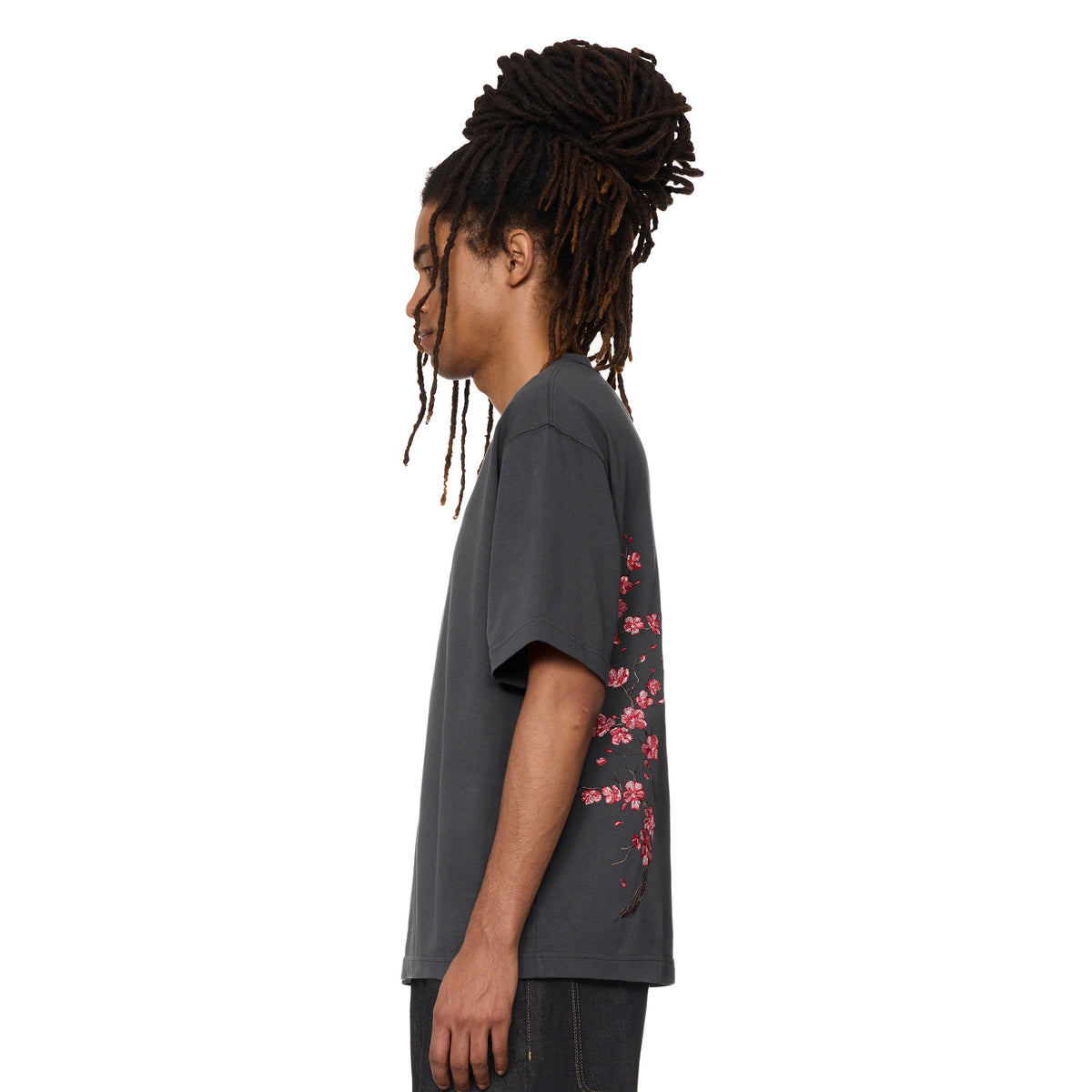 "wildflower" T Shirt anthracite 02
