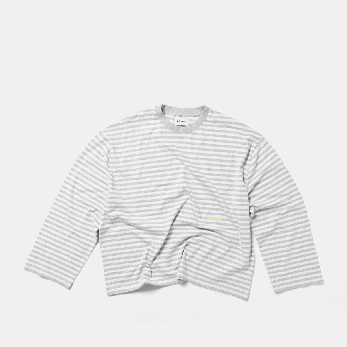 Summer Breeze / Solid Striped Longsleeve - Heather & Natural