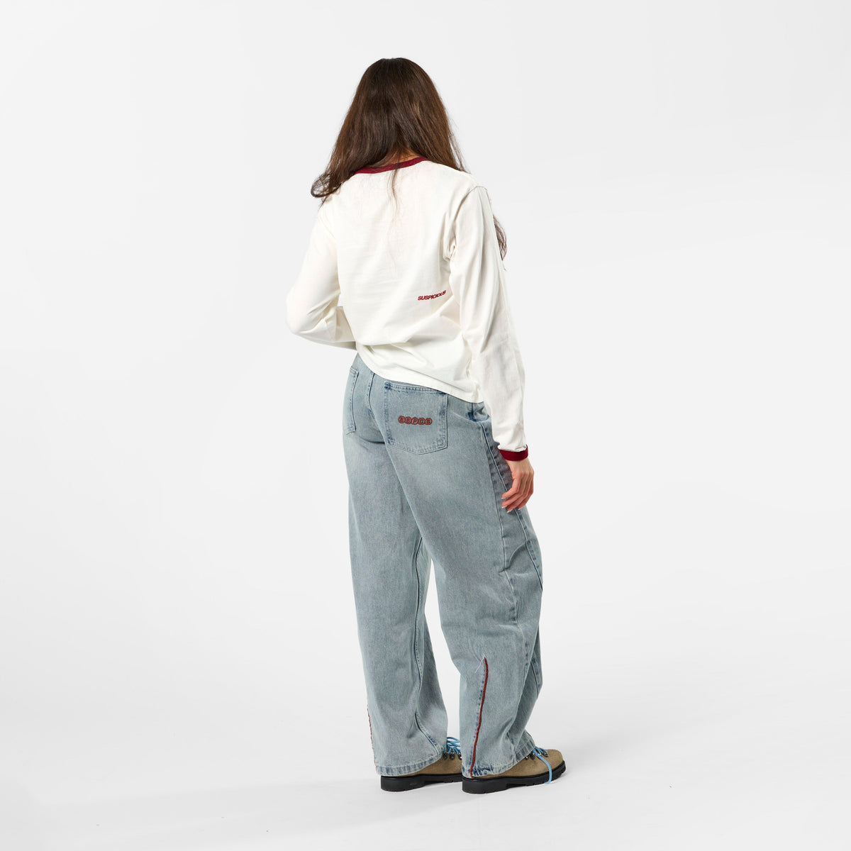 Off Season / Badge Ringer Longsleeve - Red