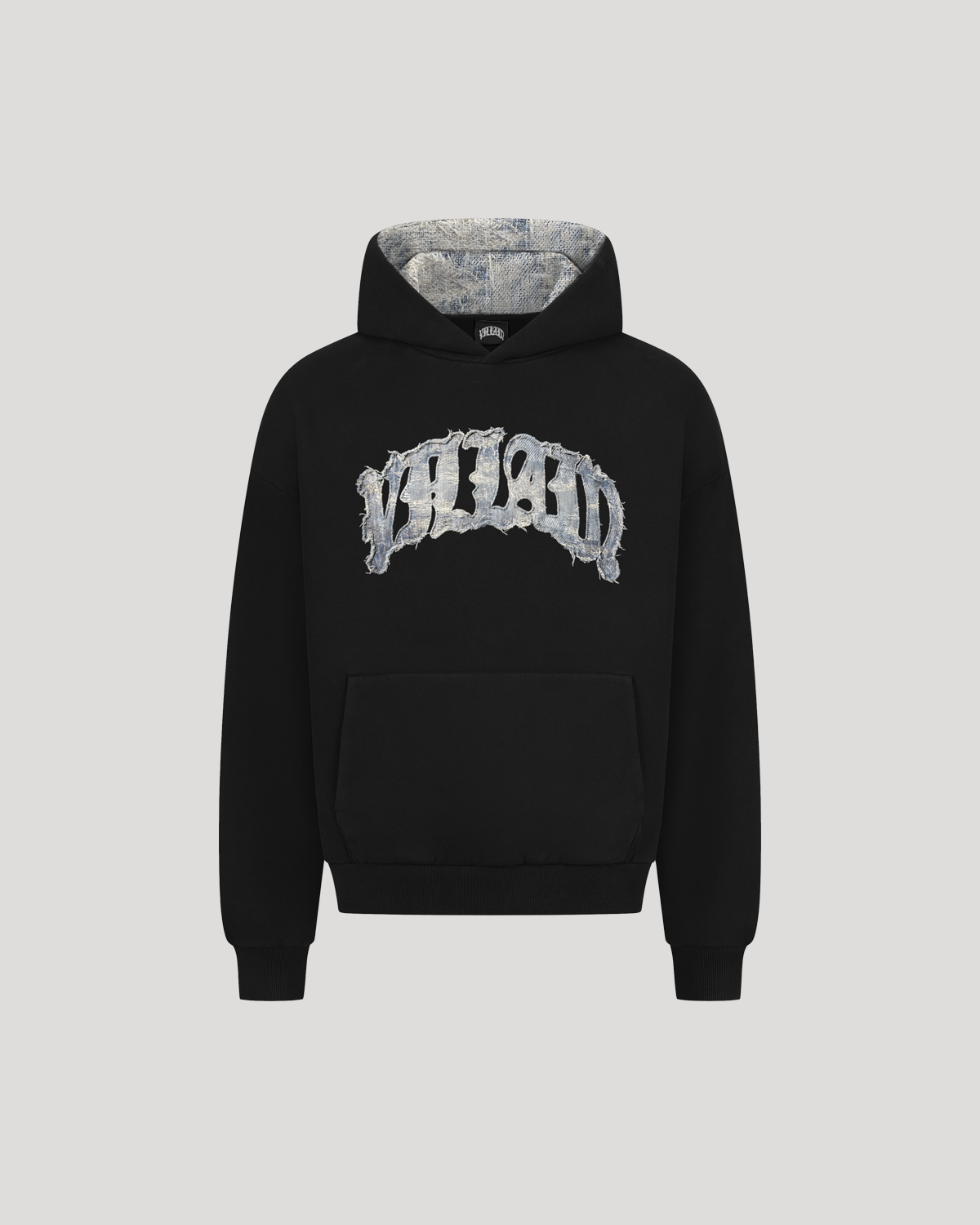 DENIM HOODIE BLACK