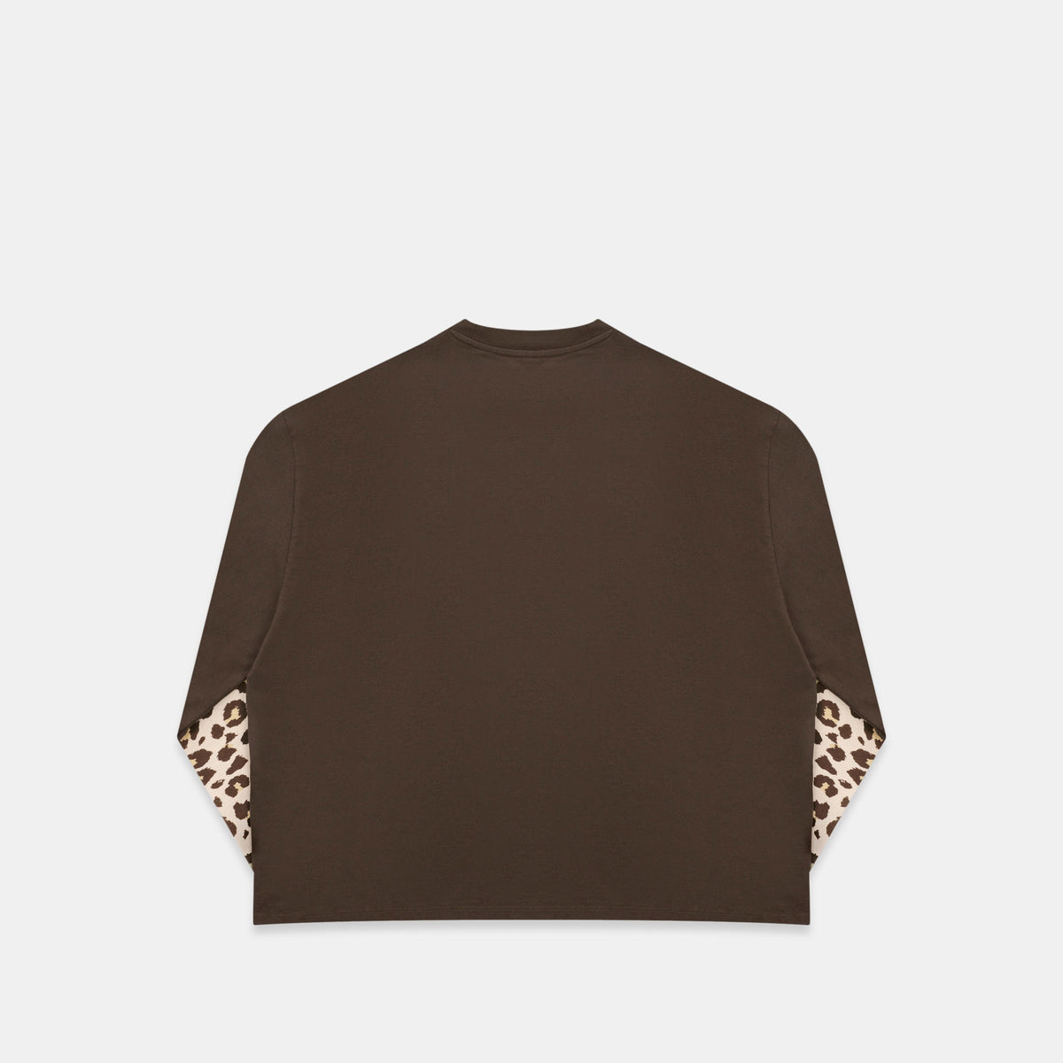Leopard / Leopard Layered Longsleeve - Espresso
