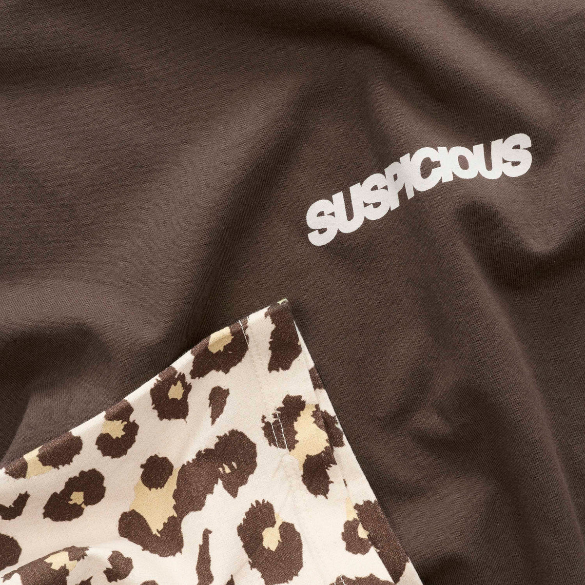 Leopard / Leopard Layered Longsleeve - Espresso
