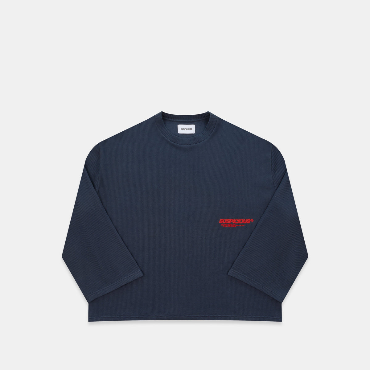 +351 Cotton / New Essentials Waffle Longsleeve - Nightfall