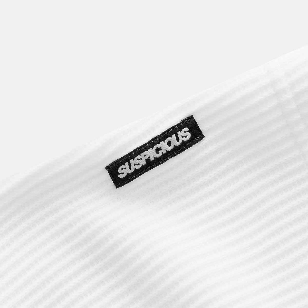 +351 Cotton / New Essentials Waffle Longsleeve - White