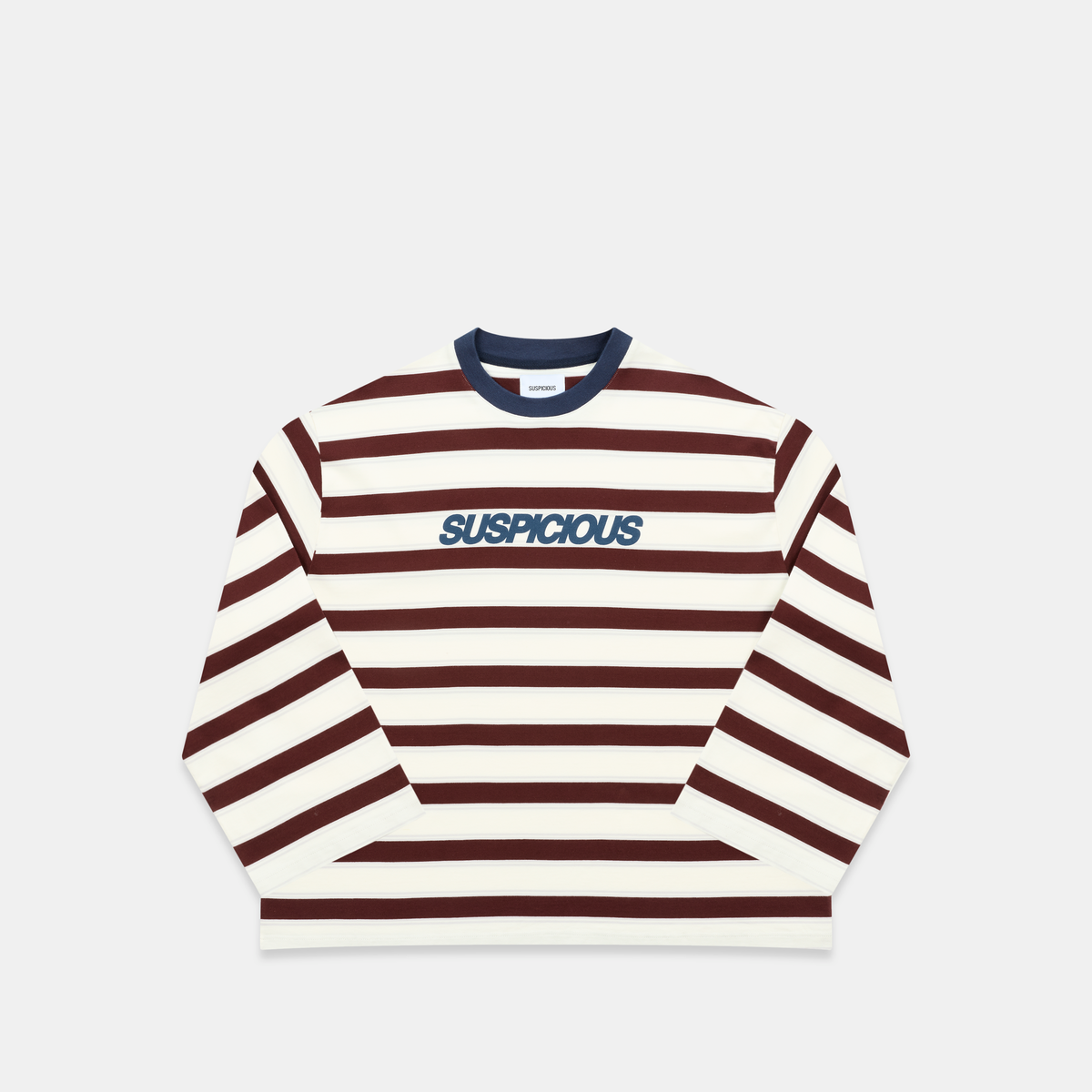 Winter1 / Striped Longsleeve - Natural & Red