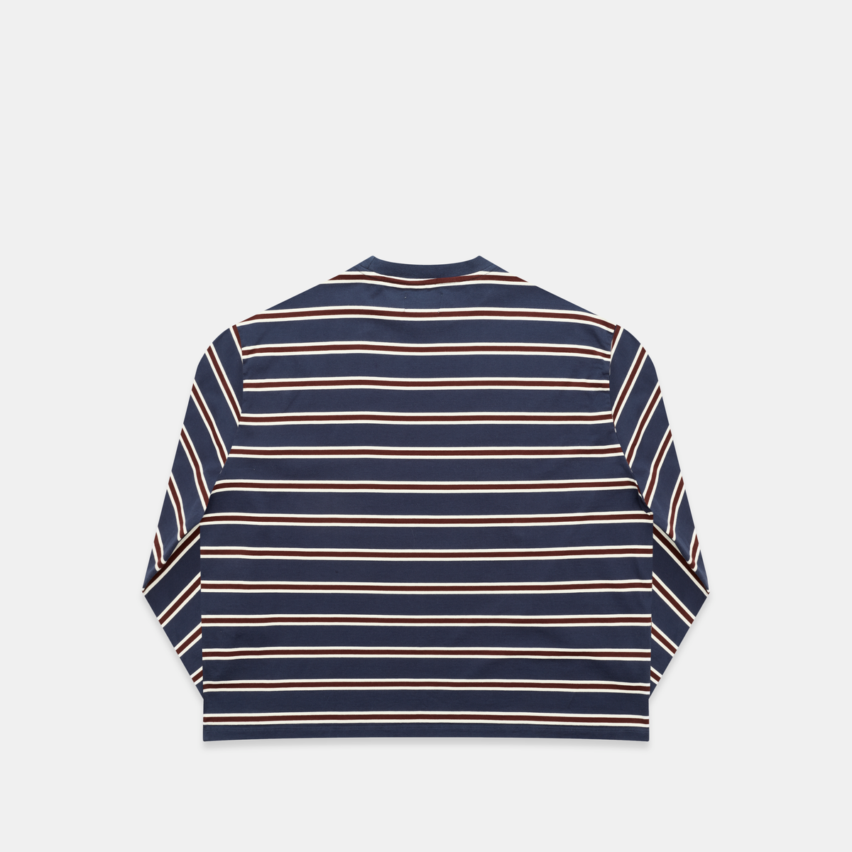 Winter1 / Striped Longsleeve - Navy & Red