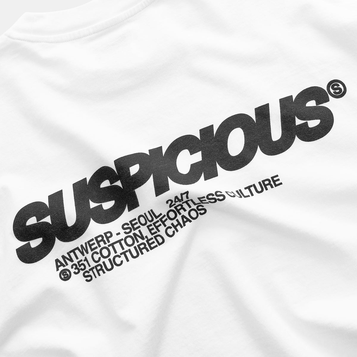 +351 Cotton / Structured Chaos Longsleeve - White