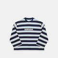 Spring 1 / Suspicious Striped Longsleeve - Nightfall & Celestial Blue
