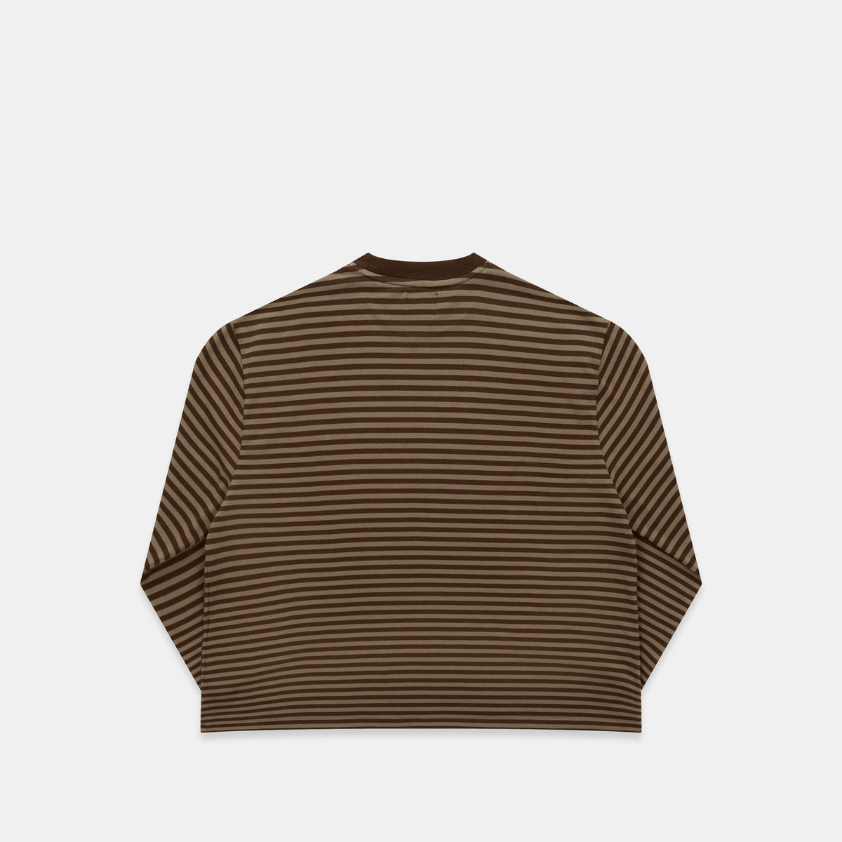 PL / The Slanted SSPCS Striped Longsleeve - Espresso Tone