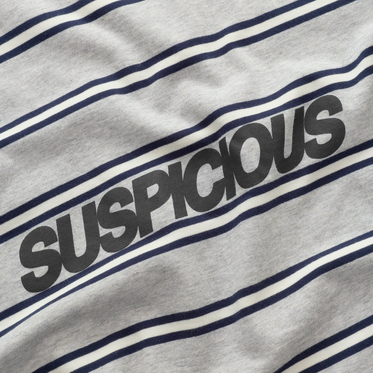 Bestsellers Variants / The Slanted Striped Longsleeve - Heather Grey