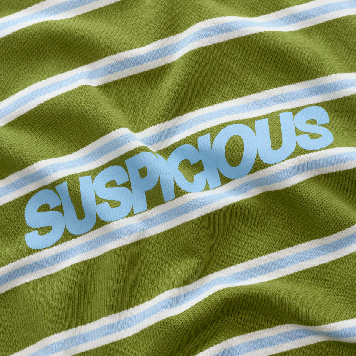 Bestsellers Variants / The Slanted Striped Longsleeve - Moss Green