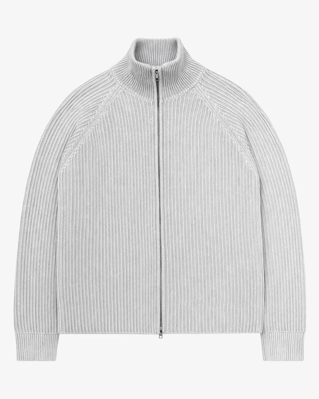 KNITTED CARDIGAN GREY