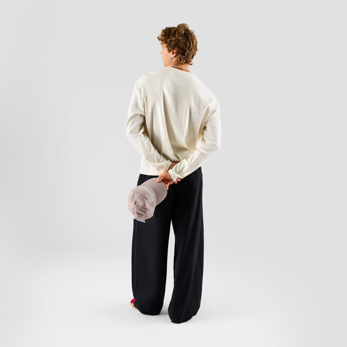 Core / Core Ribbed Henley Longsleeve - Natural