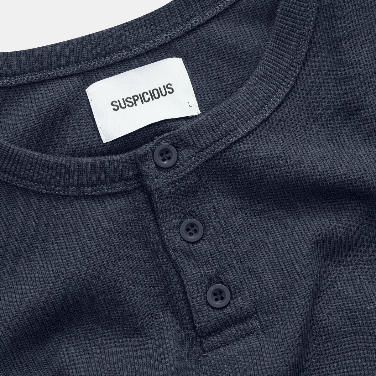 Core / Core Ribbed Henley Longsleeve - Nightfall