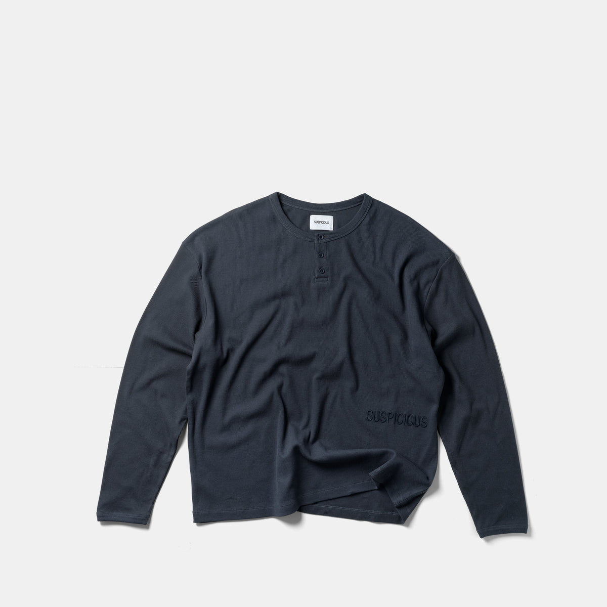 Core / Core Ribbed Henley Longsleeve - Nightfall