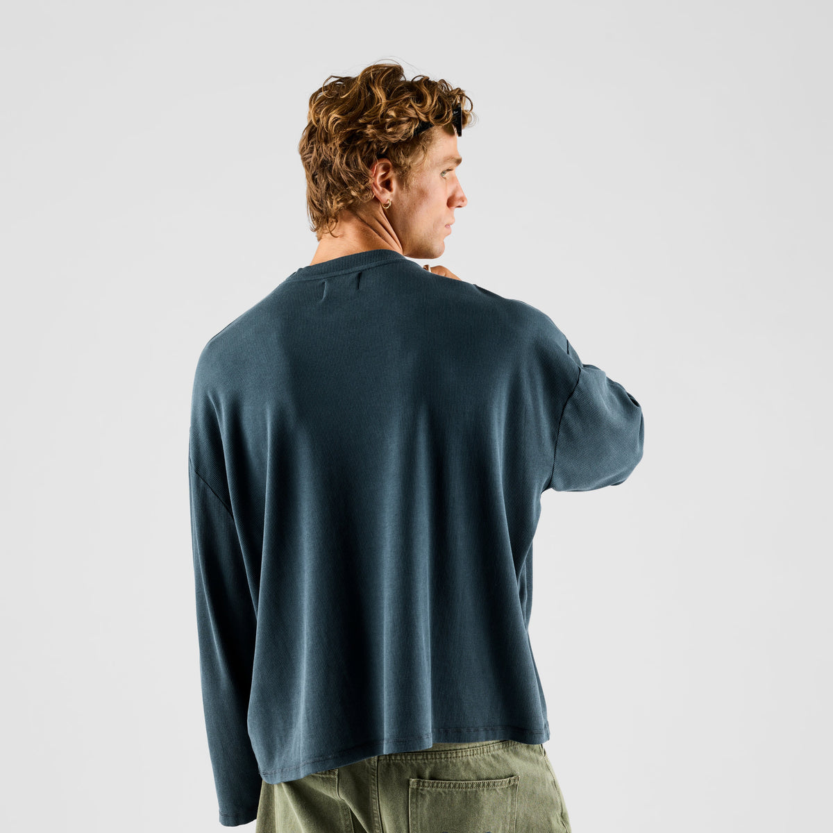 Core / Core Ribbed Longsleeve - Washed Nightfall