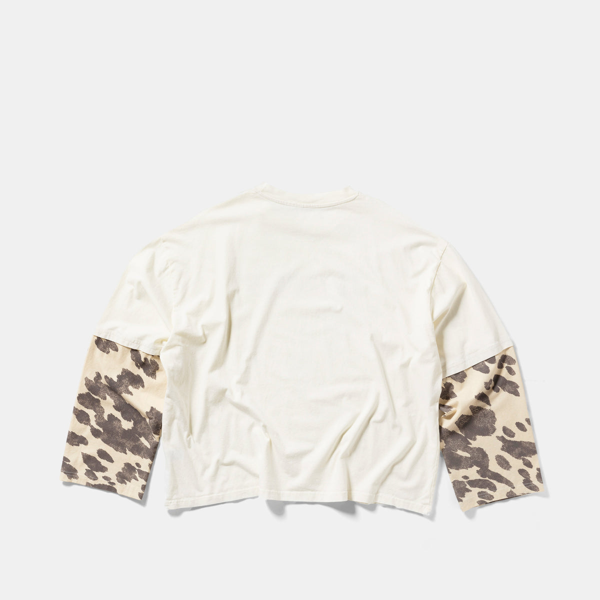 Suspicious Cowboys / Cow Layered Longsleeve - Natural