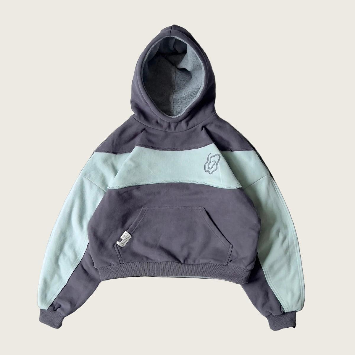 Reversible fleece hoodie