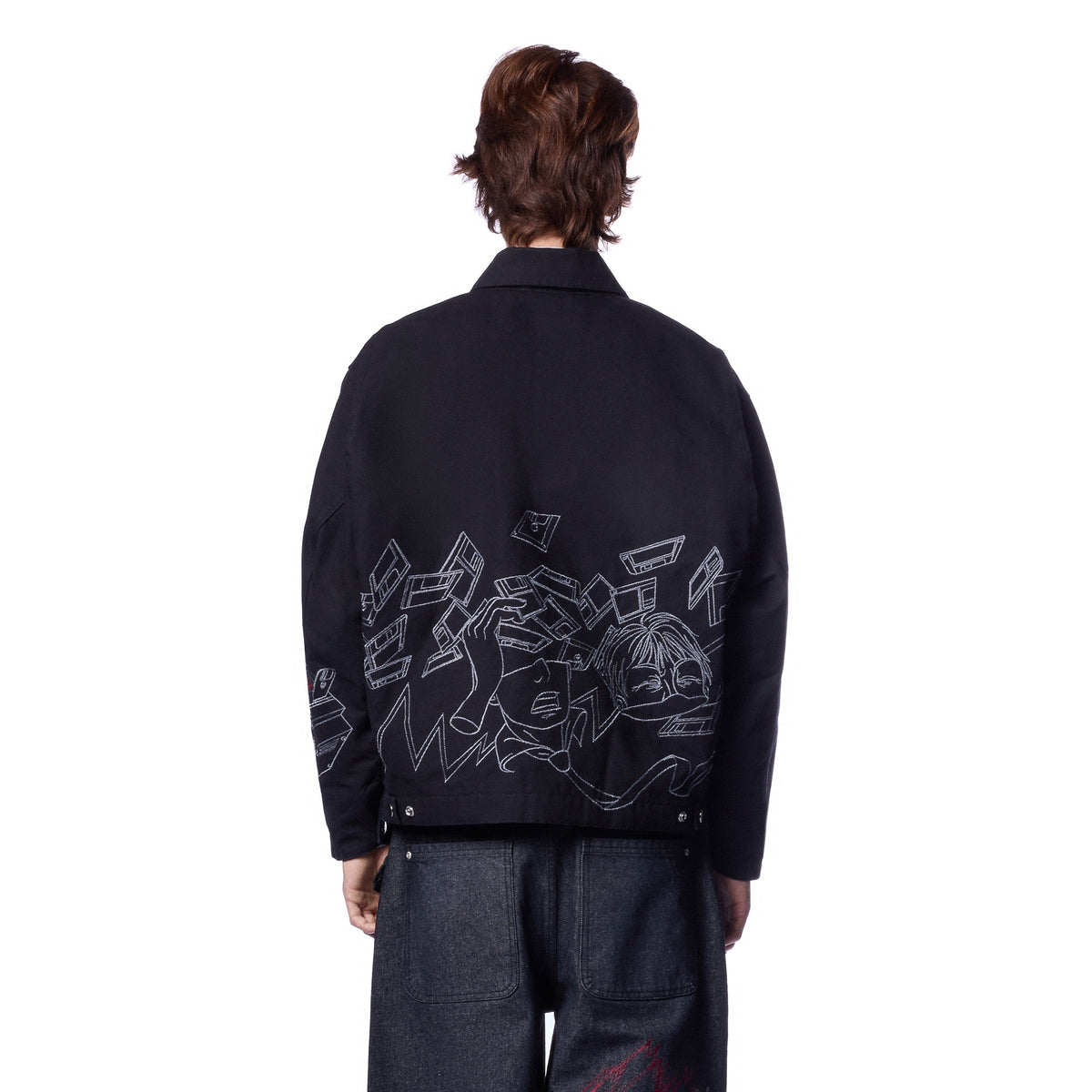 "wall street" denim Jacket