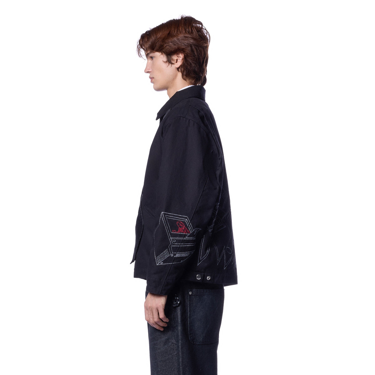 "wall street" denim Jacket