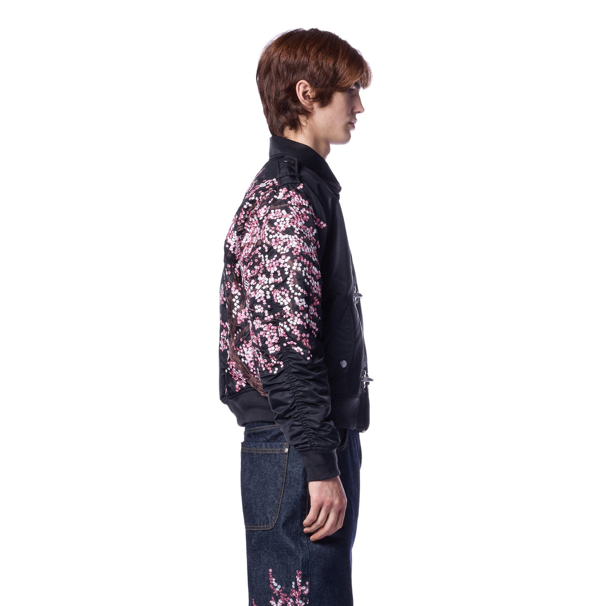 "blossom v3" bomber Jacket black