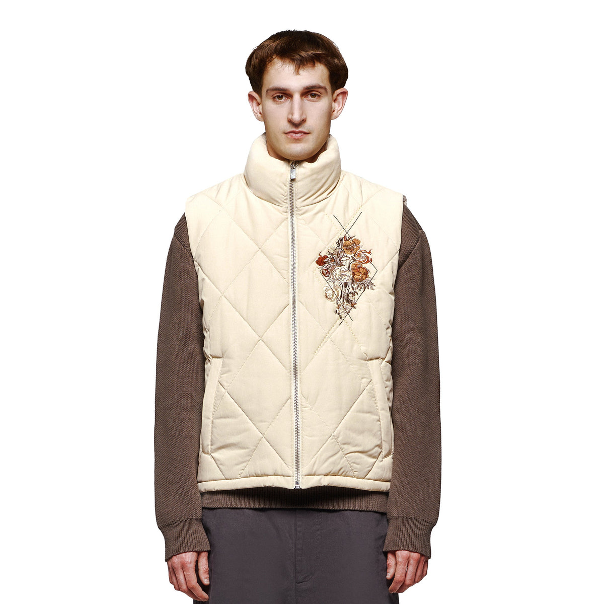 "garden of eden" Vest puffer beige