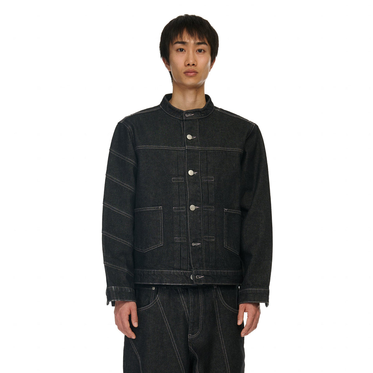 "yakuza" raw denim Jacket