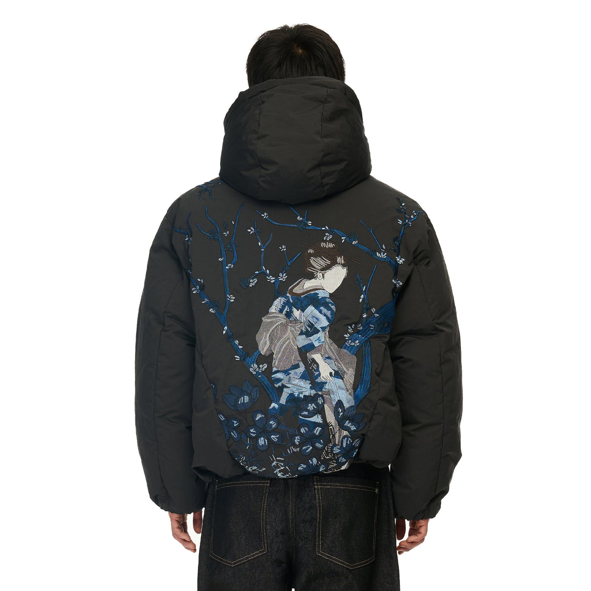 "yakuza v2" down Puffer jacket anthracite