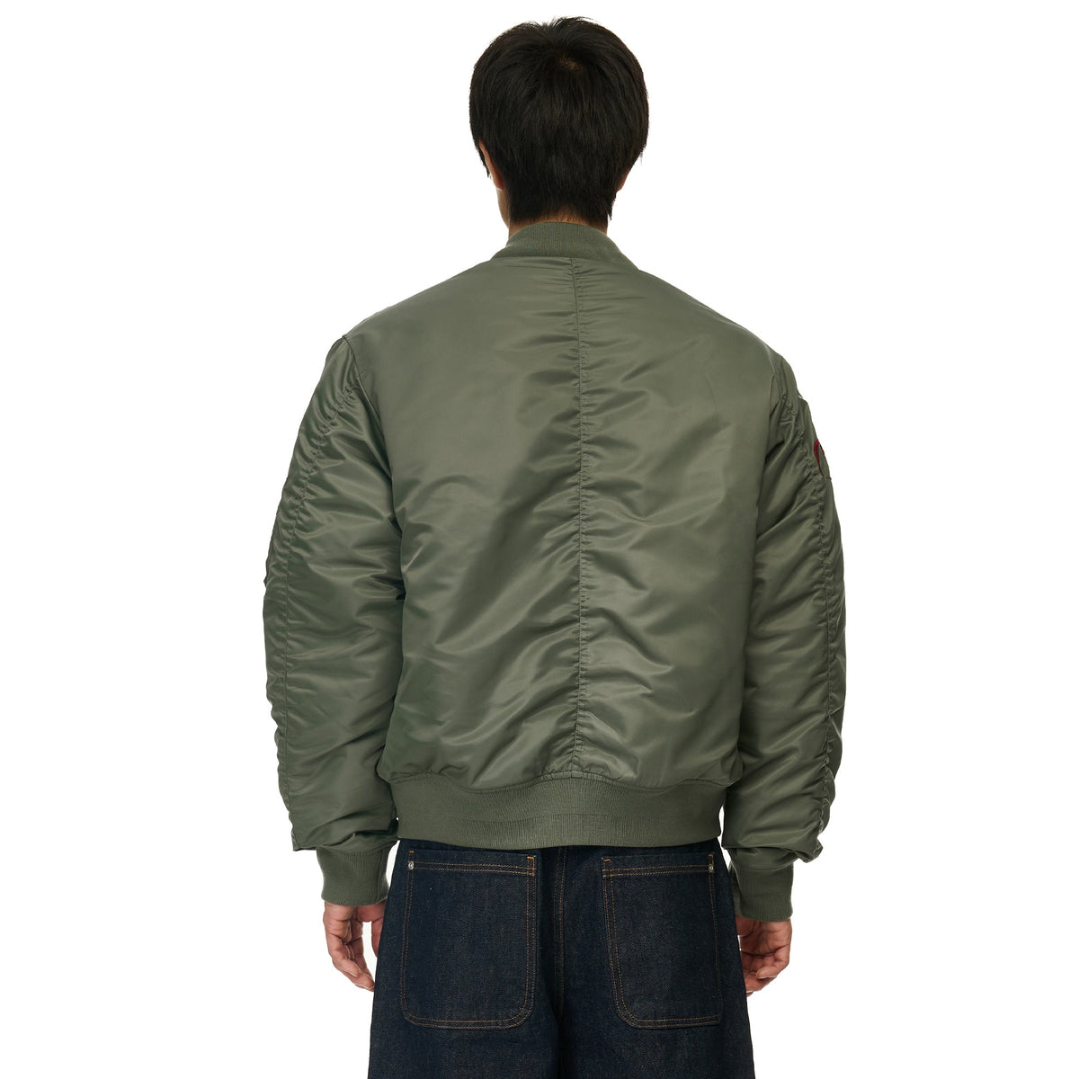 "yakuza v2" bomber Jacket dark green