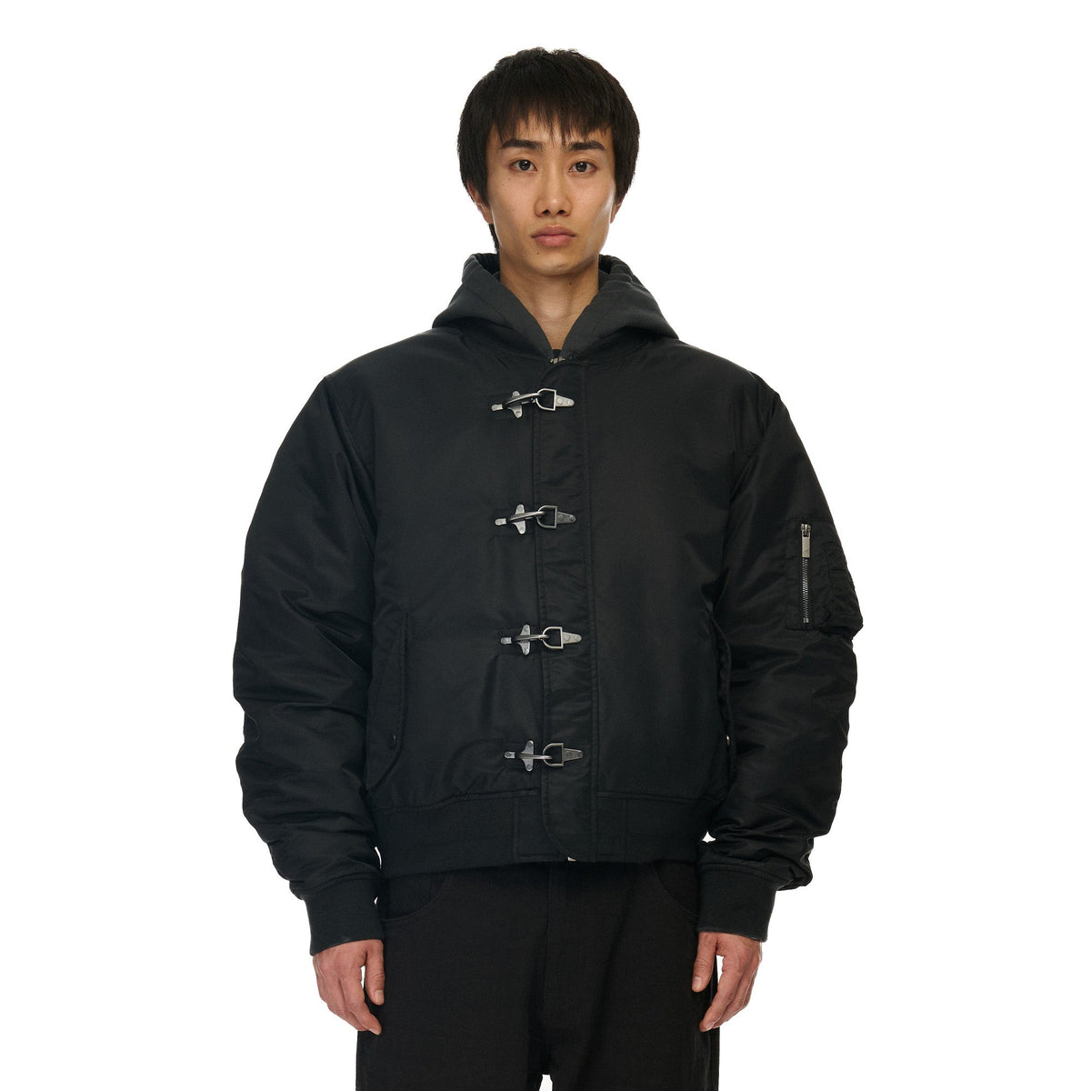 "yakuza" bomber Jacket black