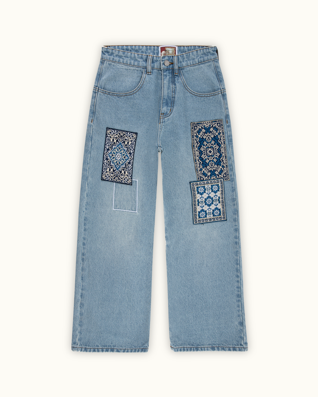 Rug Patchwork Denim
