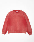 RED SUNFADED CREWNECK