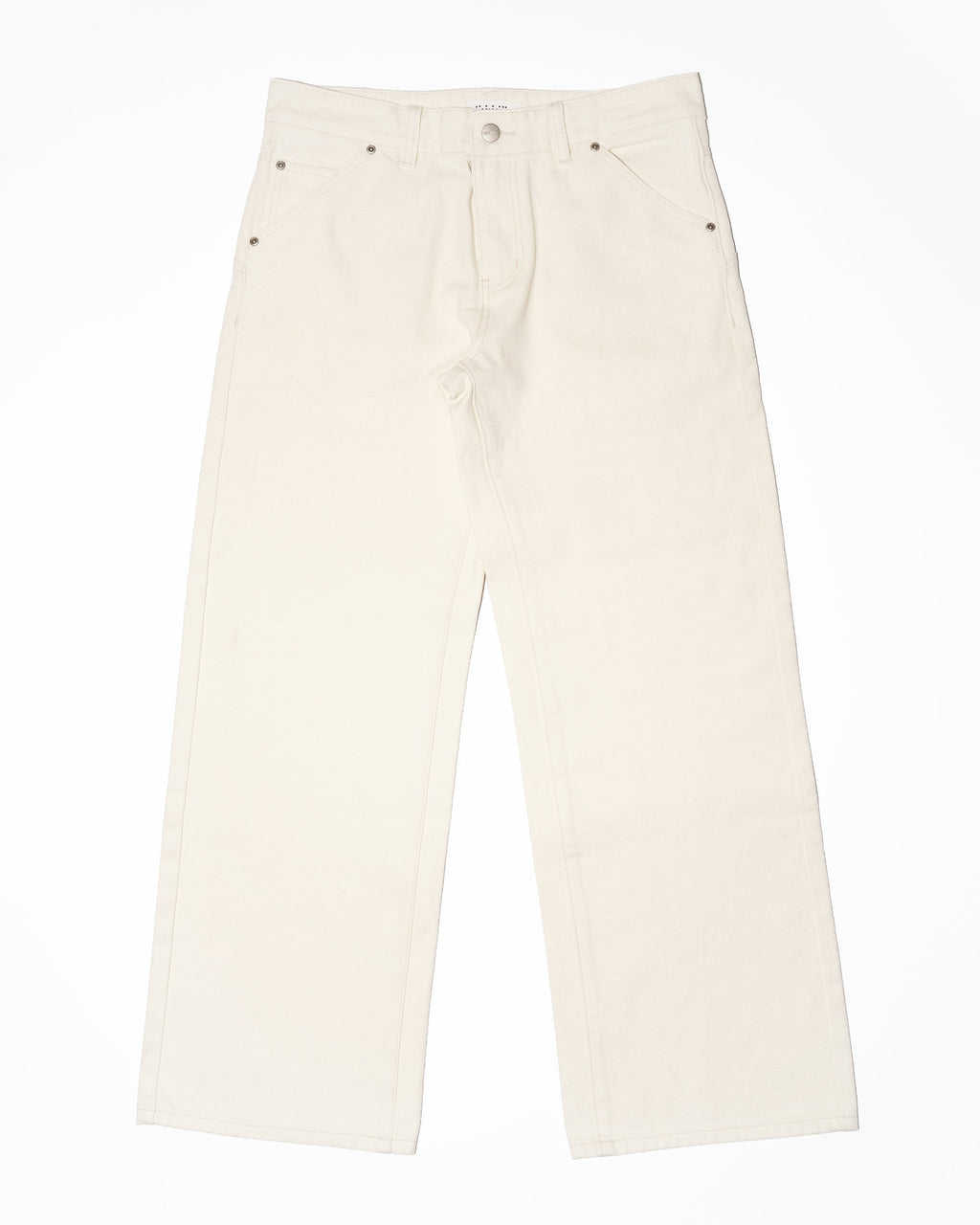 IVORY CANVAS 7 POCKET PANT
