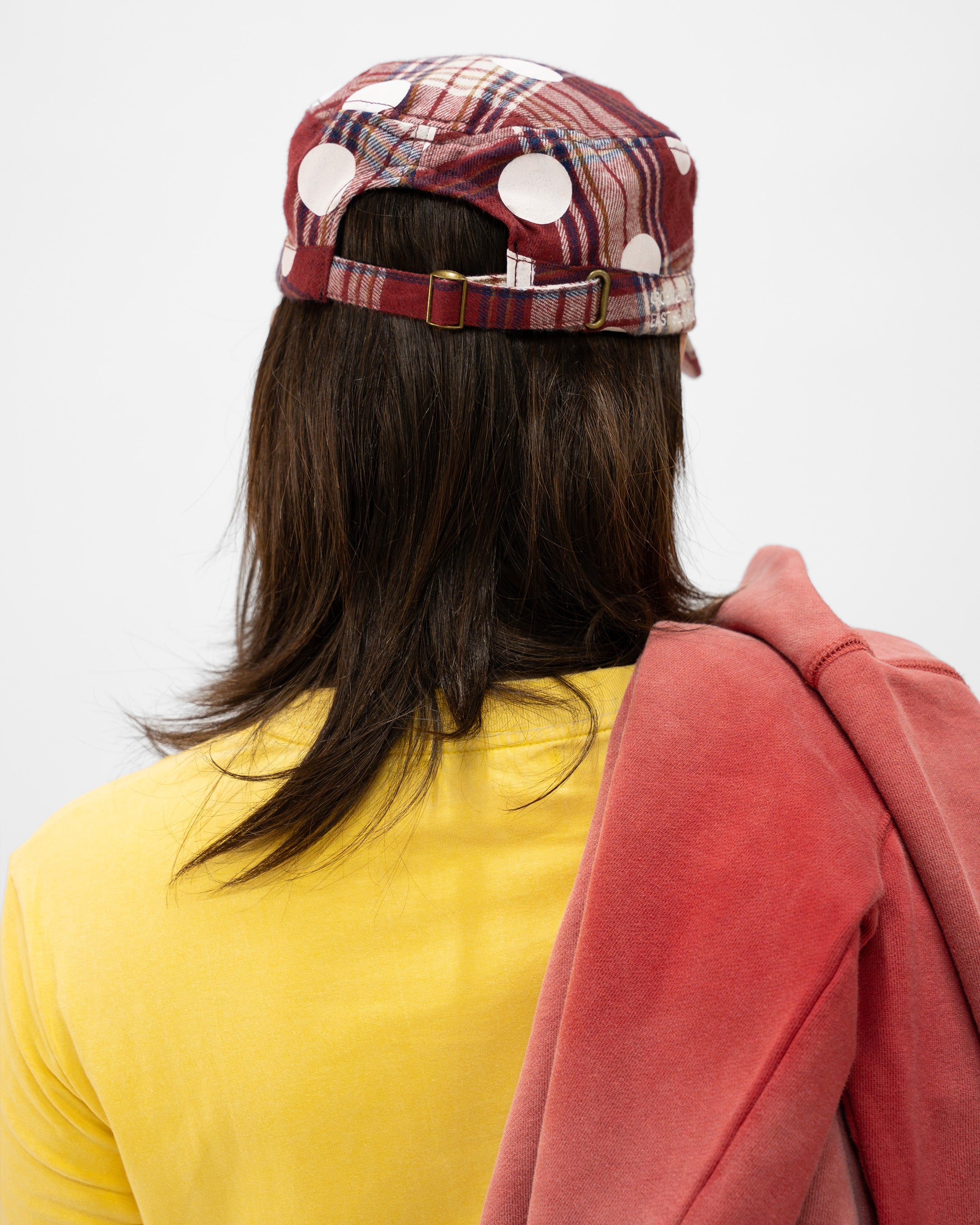 RED POLKA HAT