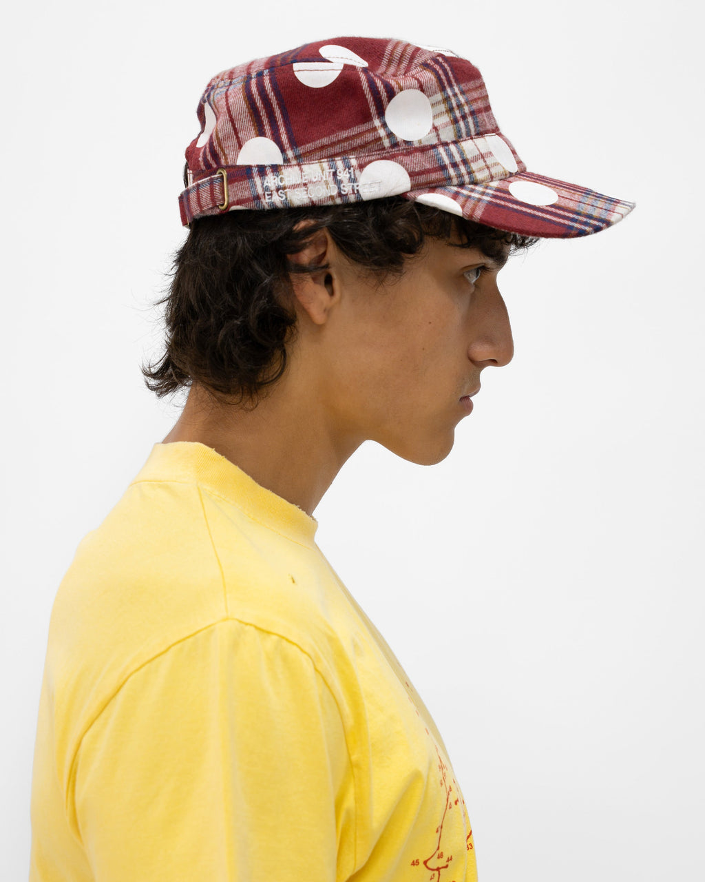 RED POLKA HAT