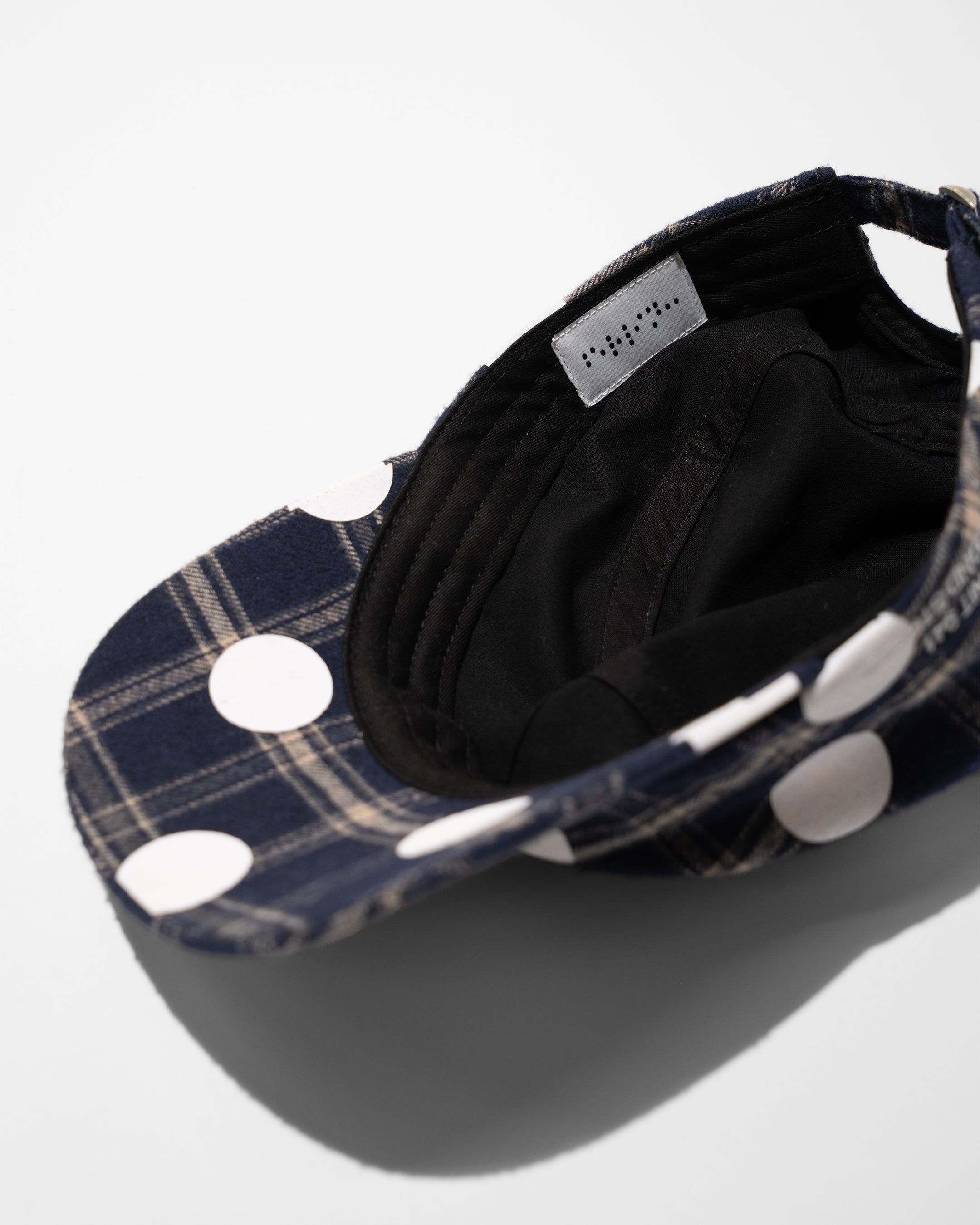 BLUE POLKA HAT