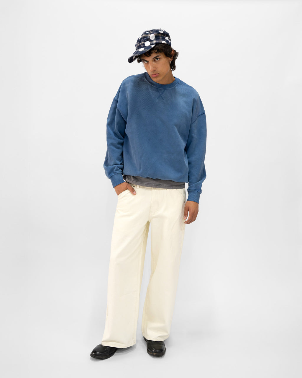 IVORY CANVAS 7 POCKET PANT
