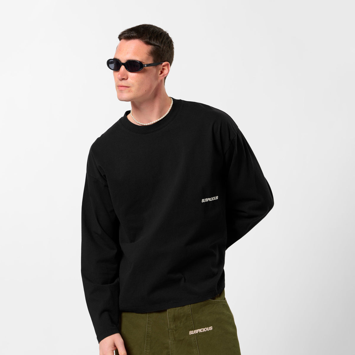 Bestsellers Variants / Essentials Longsleeve - Black