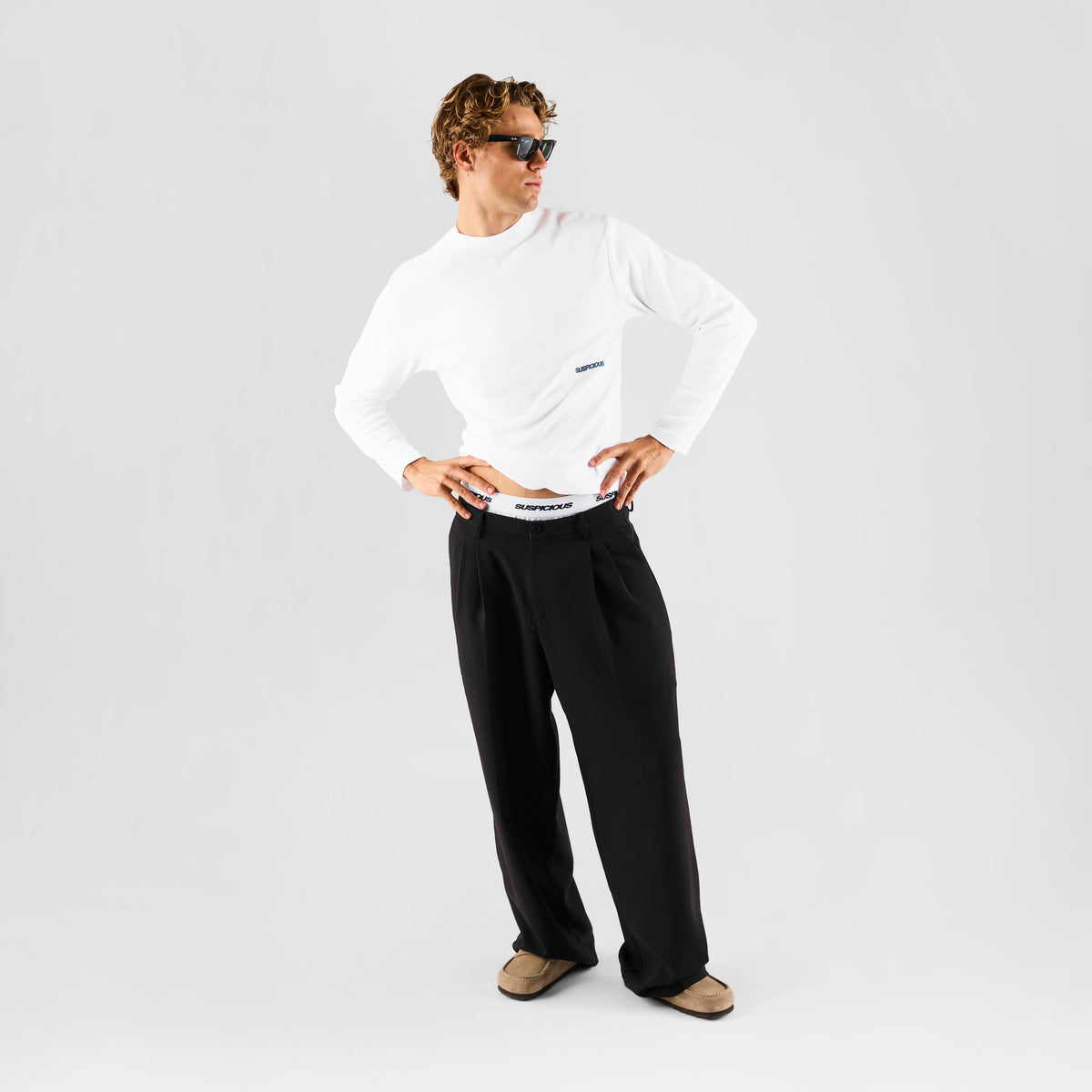 Boat / Essentials Rib Longsleeve - White
