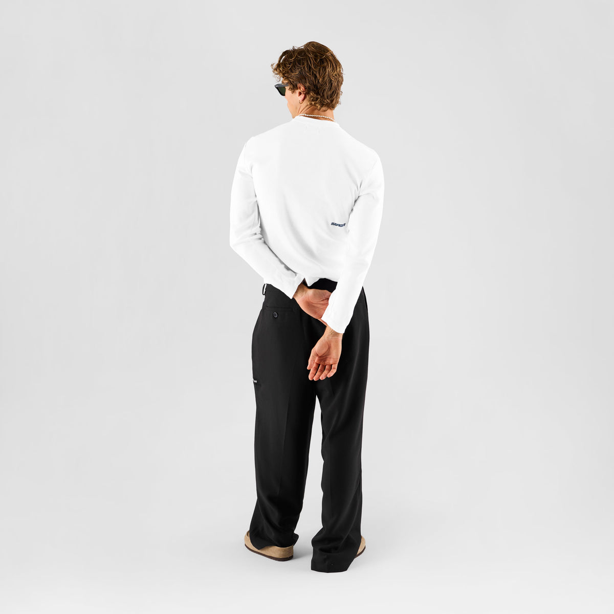 Boat / Essentials Rib Longsleeve - White