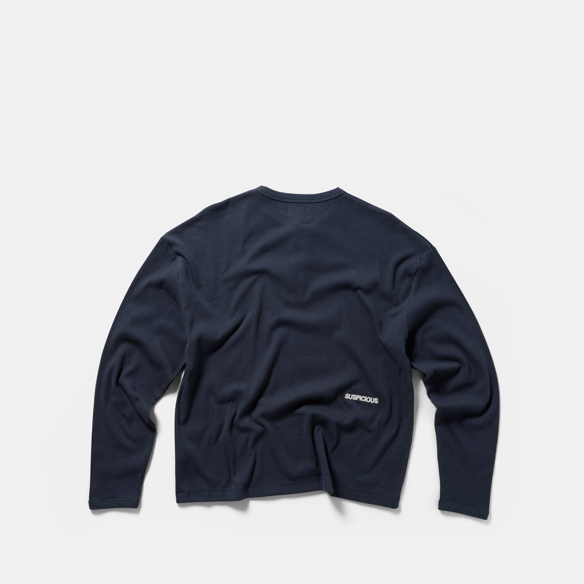 End Of Summer / Essentials Ribbed Henley Longsleeve - Nightfall