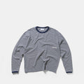 End Of Summer / Essentials Striped Ringer Longsleeve - Off-White & Nightfall
