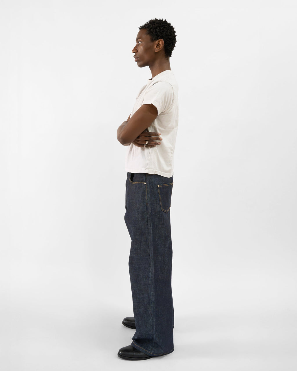 RAW INDIGO JAPANESE SELVEDGE LOOSE FIT JEANS