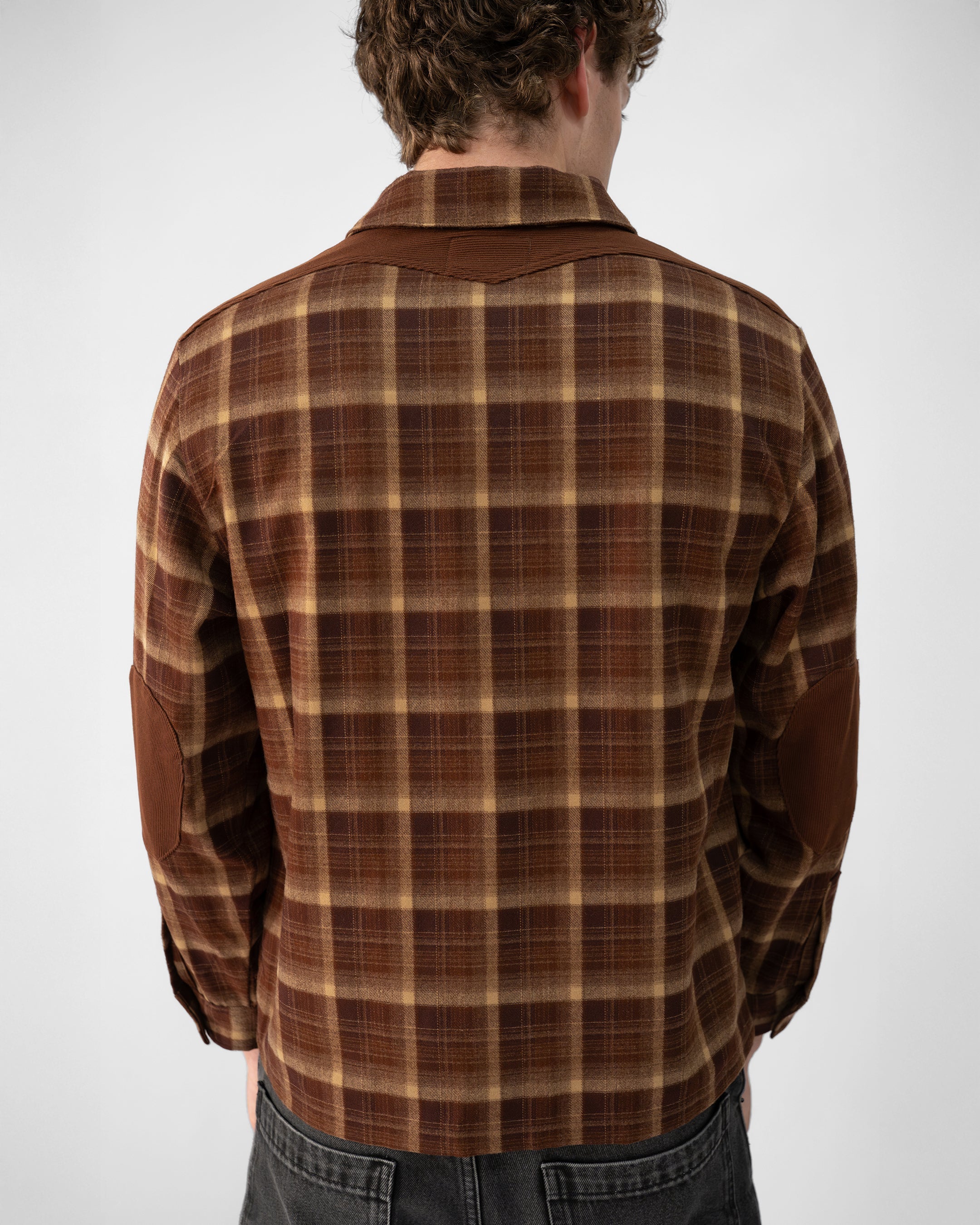 PATCH PLAID FLANNEL