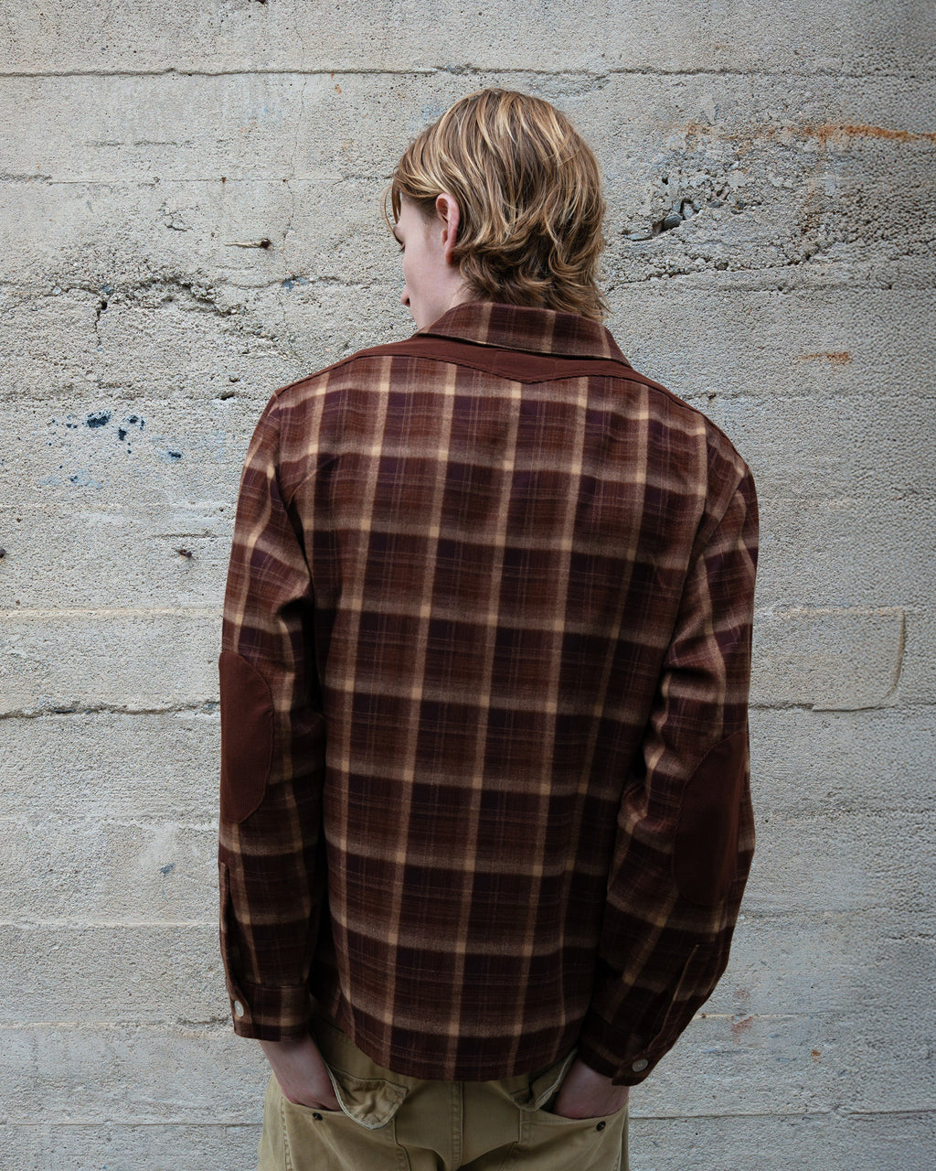 PATCH PLAID FLANNEL