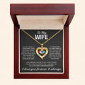 Birthstone Heart Necklace(Note his name and his birthstone)
