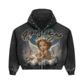 Prestige Angel Hoodie Black Blue